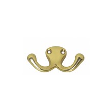 Intersteel Coat hook ship model double - lacquered brass - Intersteel