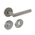 Intersteel set Rear door fitting - Security fitting SKG*** round rosette with core pull protection Intersteel