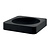 DELABIE Quadra wash basin semi-recessed 380x380mm matt black - Delabie