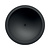 DELABIE HEMI round washbasin Ø 385 built-in or substructure - matt black - Delabie