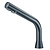 DELABIE Black Binoptic washbasin tap 170mm - mains voltage - matt black - Delabie