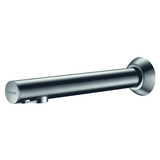 DELABIE Black Binoptic washbasin tap 200mm built-in - on mains voltage - Delabie