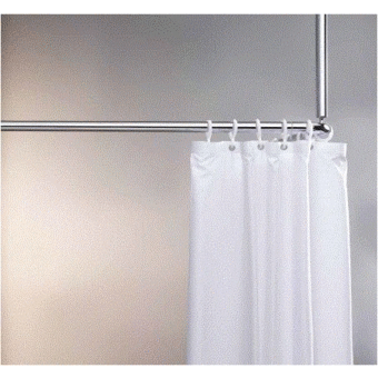 Keuco Shower curtain White - height 2000mm - Plan Uni - Keuco