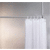 Keuco Shower curtain White - height 2000mm - Plan Uni - Keuco