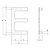 Intersteel Hausbuchstabe E – 100 mm – gebürsteter Edelstahl von Intersteel