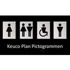 Pictogrammen  - Deurplaat Plan van Keuco