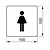 Keuco Pictogram  Dames - Plan Keuco