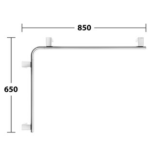 Keuco Douche- en badgreep 850/650mm Axess - Keuco