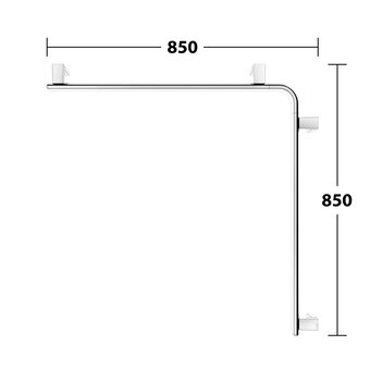 Keuco Douche- en badgreep 850/850mm Axess - Keuco