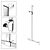 Keuco Shower handle with shower rod 700mm Axess - Keuco