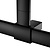 Keuco Douchegreep met douchestang 850/850mm Links - Axess Black - Keuco