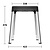 Keuco Stool for bathroom Axess - Keuco