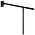 DELABIE Folding handle 900mm with floor support Be-Line Delabie