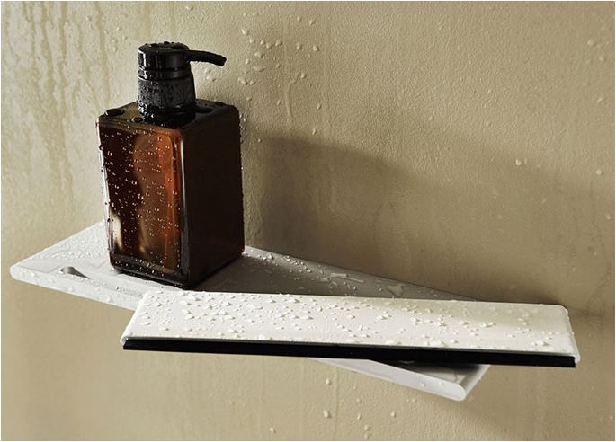 Corner shower shelves from Keuco - Edition 400