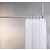 Keuco Shower curtain White - height 1800mm - Plan Uni - Keuco