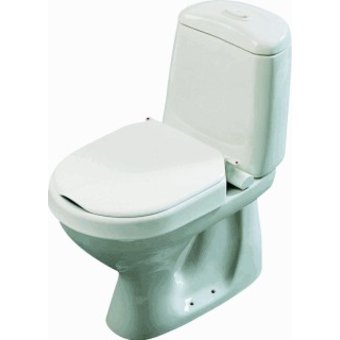 Etac Hi-Loo toilet seat permanently mounted