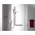 Keuco Corner support 90° with shower rod Keuco 565/1265mm external size Plan Care Keuco