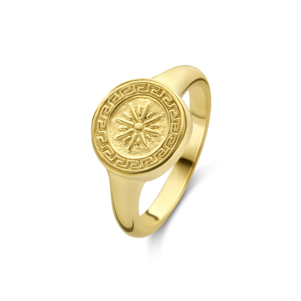 Violet Hamden Athens Agora 925 sterling sølv guldfarvet ring