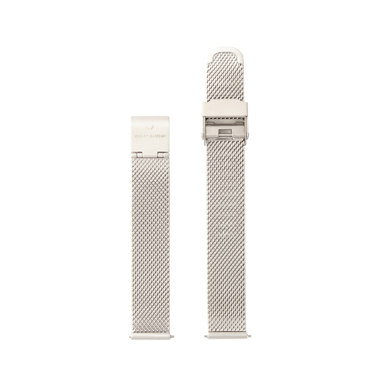 Sunrise silberfarben Mesh-Uhrenarmband 14 mm