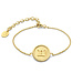Violet Hamden Venus bracelet du zodiaque en argent sterling 925 plaqué or