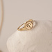 Violet Hamden Venus 925 sterling silver gold coloured zodiac sign ring (58)