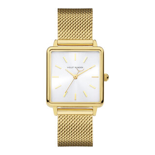 Violet Hamden Dawn Base square ladies watch gold and silver coloured