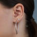 Violet Hamden Sisterhood Feminine 925 sterling silver hoop earrings