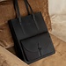 Violet Hamden Essential Bag schwarze Einkaufstasche mit 14 Zoll Laptopfach