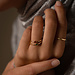 Violet Hamden Venus 925 sterling silver guldpläterade ring med födelsesten (48)