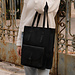 Violet Hamden Essential Bag black shopper with 14 inch laptop compartment