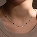 Violet Hamden Luna 925 sterling silver choker with moons