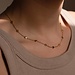 Violet Hamden Luna collier de serrage en argent sterling 925 plaqué or