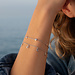 Violet Hamden Luna bracelet en argent sterling 925 avec lunes