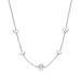 Violet Hamden Luna collier en argent sterling 925 et oxyde de zirconium blanc