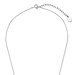 Violet Hamden Luna 925 sterling silver necklace with white zirconia stone