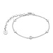 Violet Hamden Luna bracelet en argent sterling 925 et oxyde de zirconium blanc