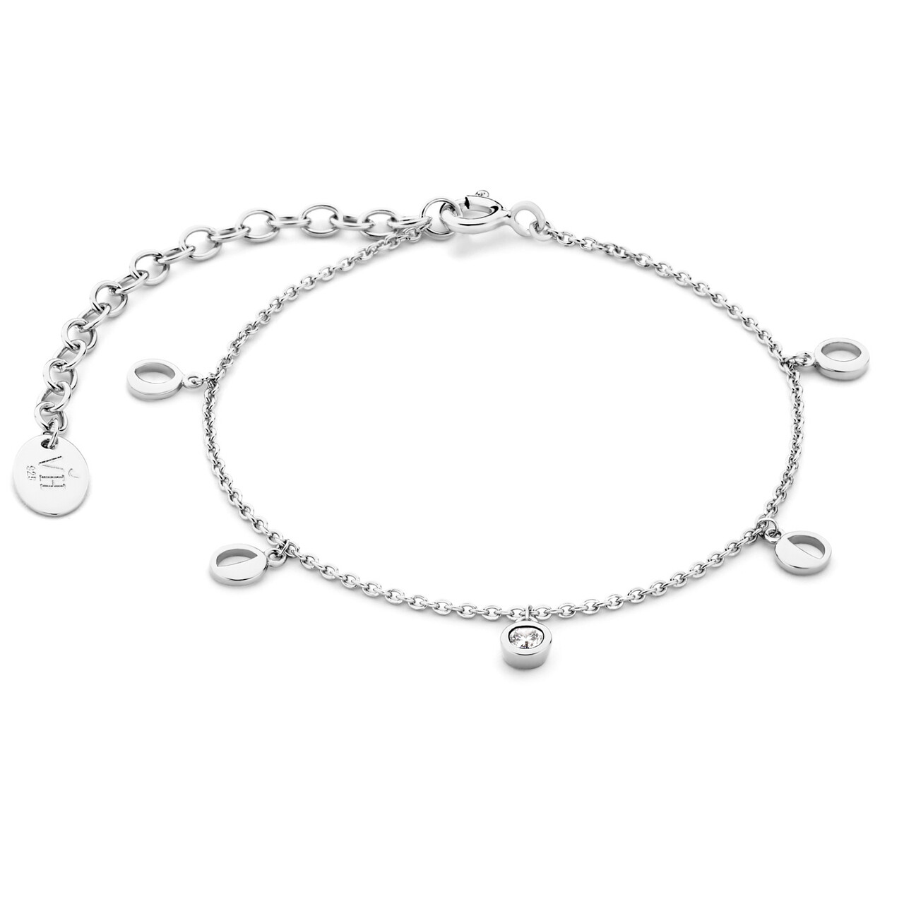 Buy Minimal Silver Plated Link Chain Charm Bracelet Online At Best Price @  Tata CLiQ