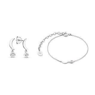 Violet Hamden Violet's Gift 925 Sterling Silber Armband und Ohrstecker Geschenkset