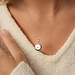 Violet Hamden Sisterhood Memory 925 Sterling Silber Kette mit Foto Medaillon