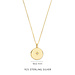 Violet Hamden Sisterhood Memory 925 sterling zilveren gold plated ketting met foto medaillon