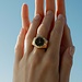 Violet Hamden Sunrise goudkleurige watch ring