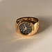 Violet Hamden Sunrise gold coloured watch ring