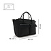 Violet Hamden Essential Bag black handbag with 16.7 inch laptop compartment