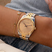 Violet Hamden Sunrise round ladies watch gold and silver coloured