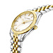 Violet Hamden Sunrise round ladies watch gold and silver coloured and mother of pearl