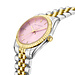 Violet Hamden Sunrise orologio da donna rotondo color argento e oro e rosa