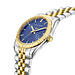 Violet Hamden Sunrise round ladies watch gold and silver coloured and blue