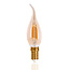 PURPL LED Filament Pære E14 5w Flamme dæmpbar erstatter 50W