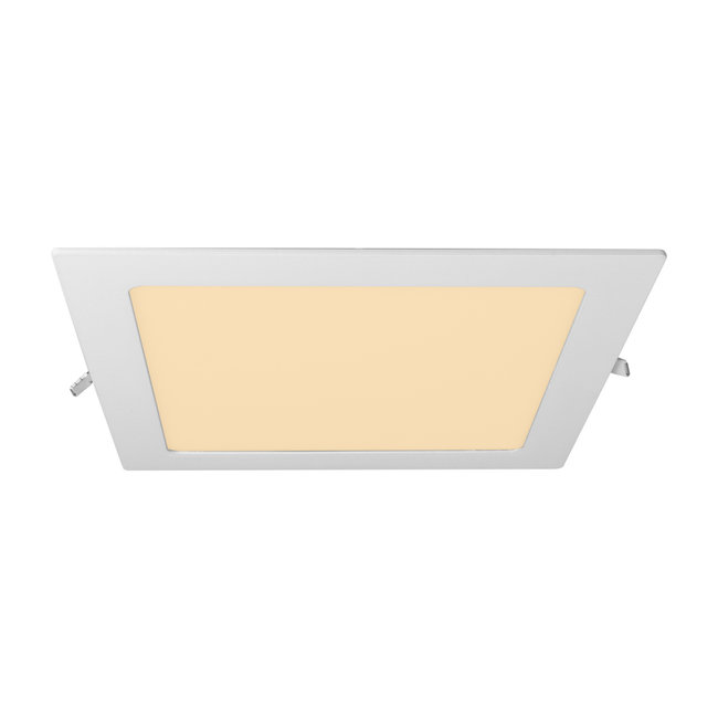 PURPL LED Downlight - 225mm - 3000K Varme Hvid - 18W - Firkant - Indbygget