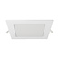 PURPL LED Downlight - 170mm - 3000K Varme Hvid - 12W - Firkant - Indbygget